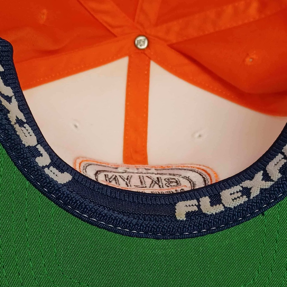 AERO BKLYN New‎ York Original Brand Orange Blue White Baseball Cap Hat - Picture 5 of 12
